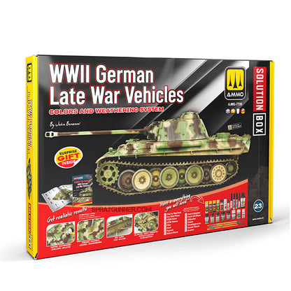 Ammo By Mig Solution Box 23 - WWII German Late War Vehicles Colors and Weathering System