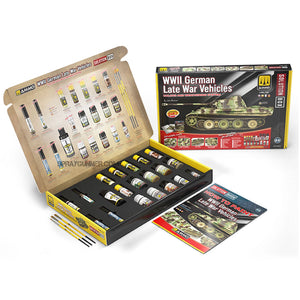 Ammo By Mig Solution Box 23 - WWII German Late War Vehicles Colors and Weathering System - SprayGunner