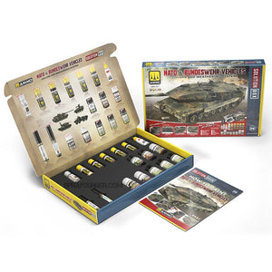 Ammo By Mig SOLUTION BOX 26 – NATO & BUNDESWEHR Vehicles - Colors and Weathering System - SprayGunner