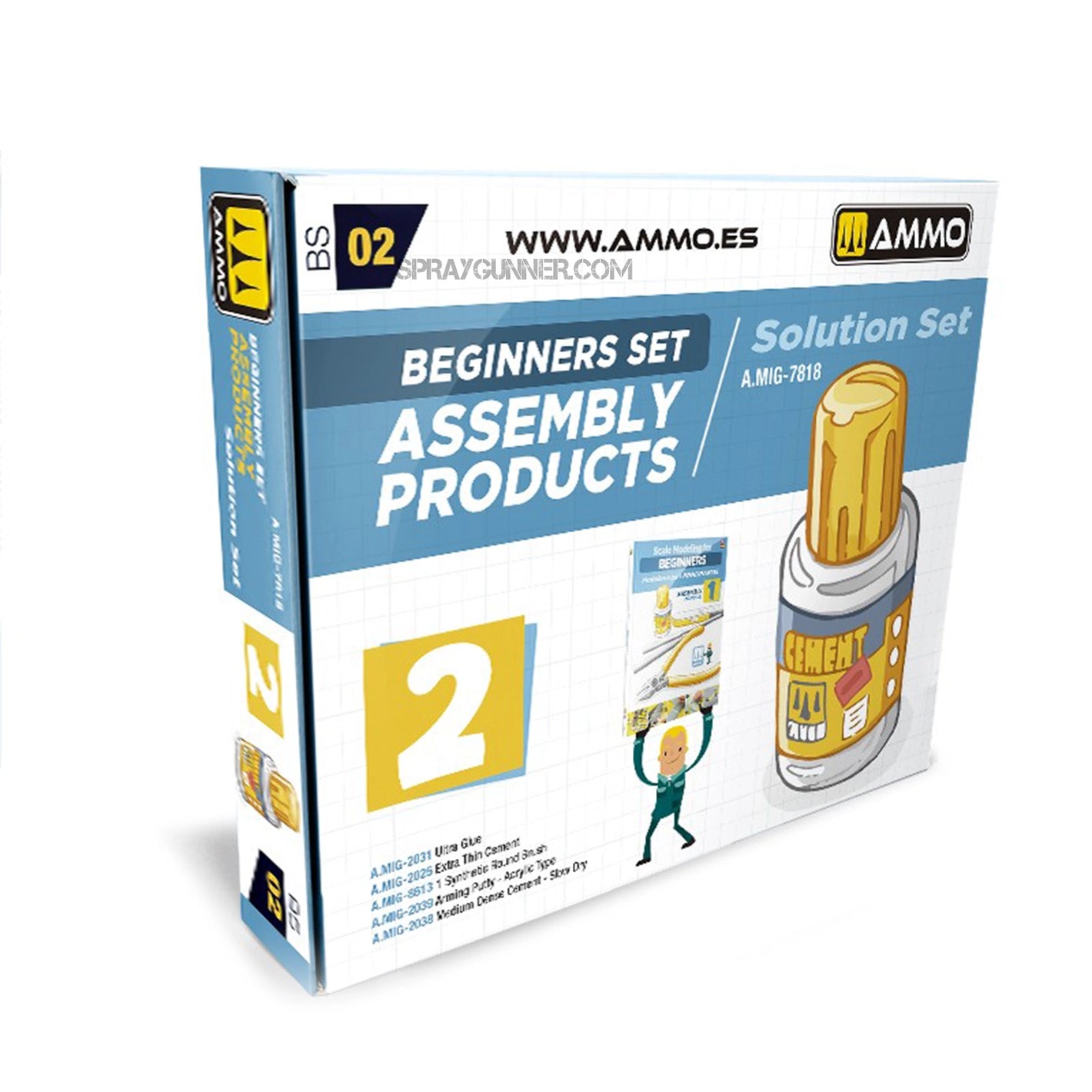 Ammo By Mig SOLUTION BOX Beginners Set - Assembly Products