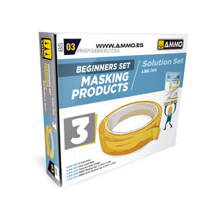 Ammo By Mig SOLUTION BOX Beginners Set - Masking Products