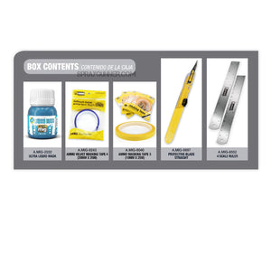 Ammo By Mig SOLUTION BOX Beginners Set - Masking Products - SprayGunner