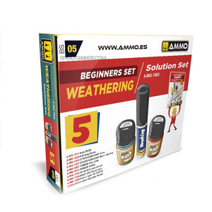 Ammo By Mig SOLUTION BOX Beginners Set - Weathering