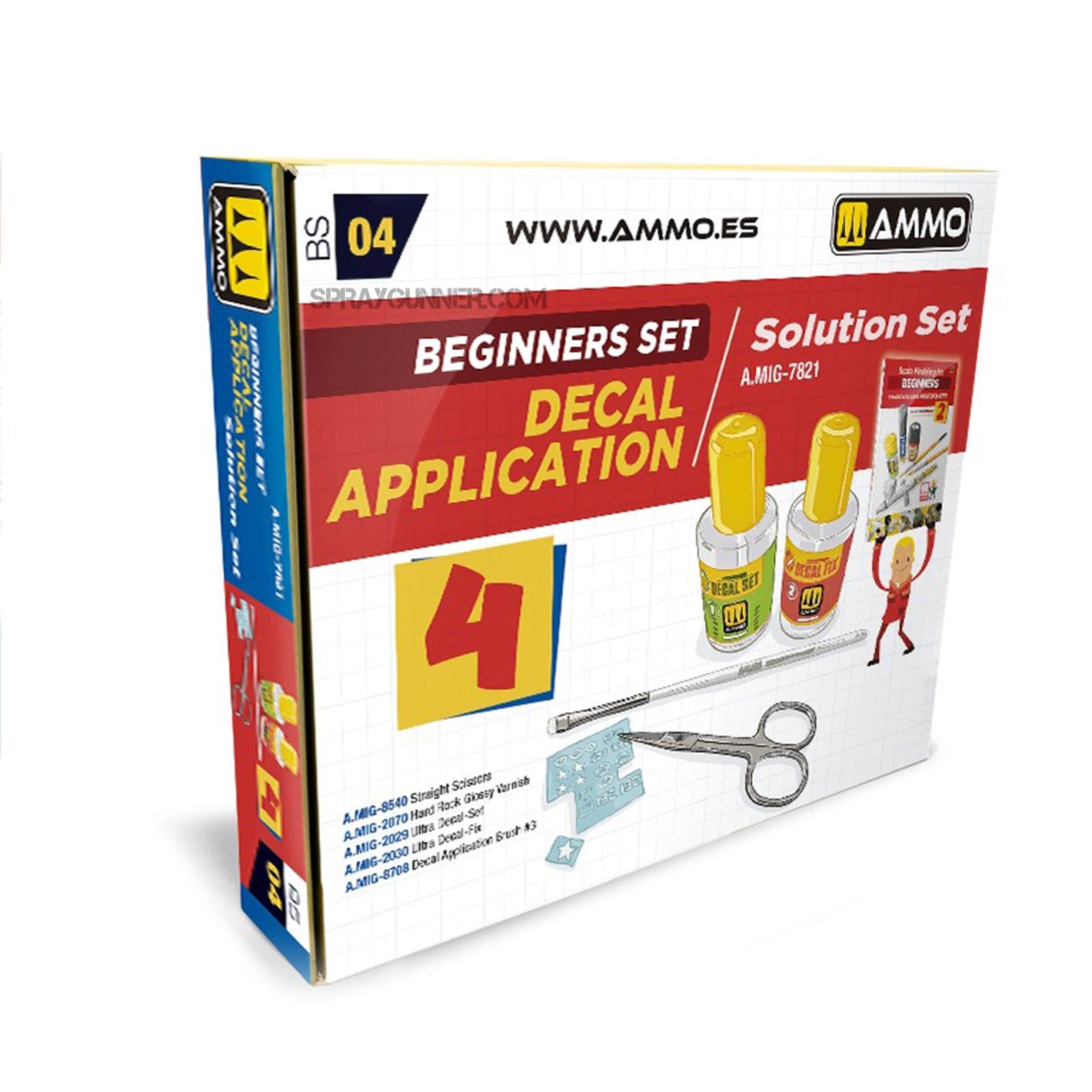 Ammo By Mig SOLUTION BOX Beginners Set - Decal Application