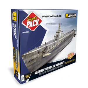 AMMO by MIG Weathering Sets: Ships and Submarines SUPER PACK
