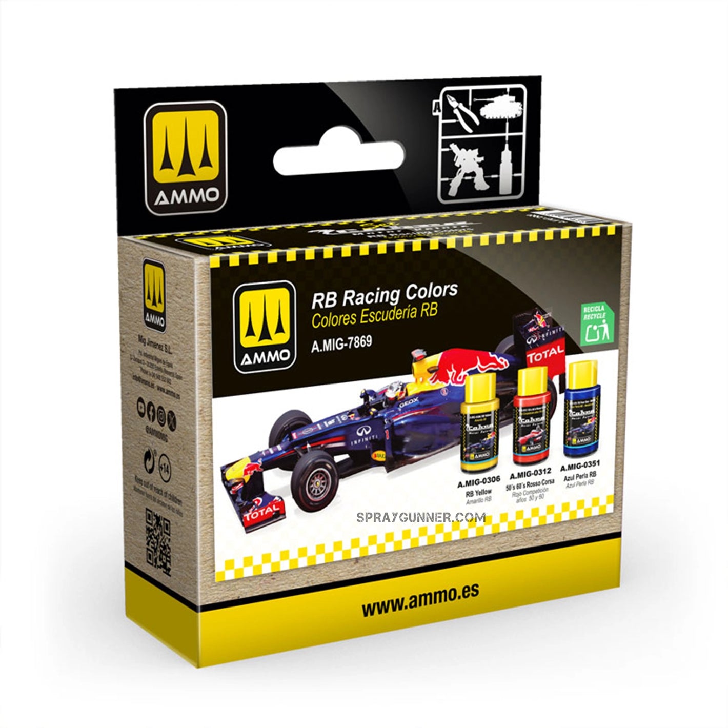 AMMO by MIG Cobra Motor RB Racing Colors Set (3 ct)