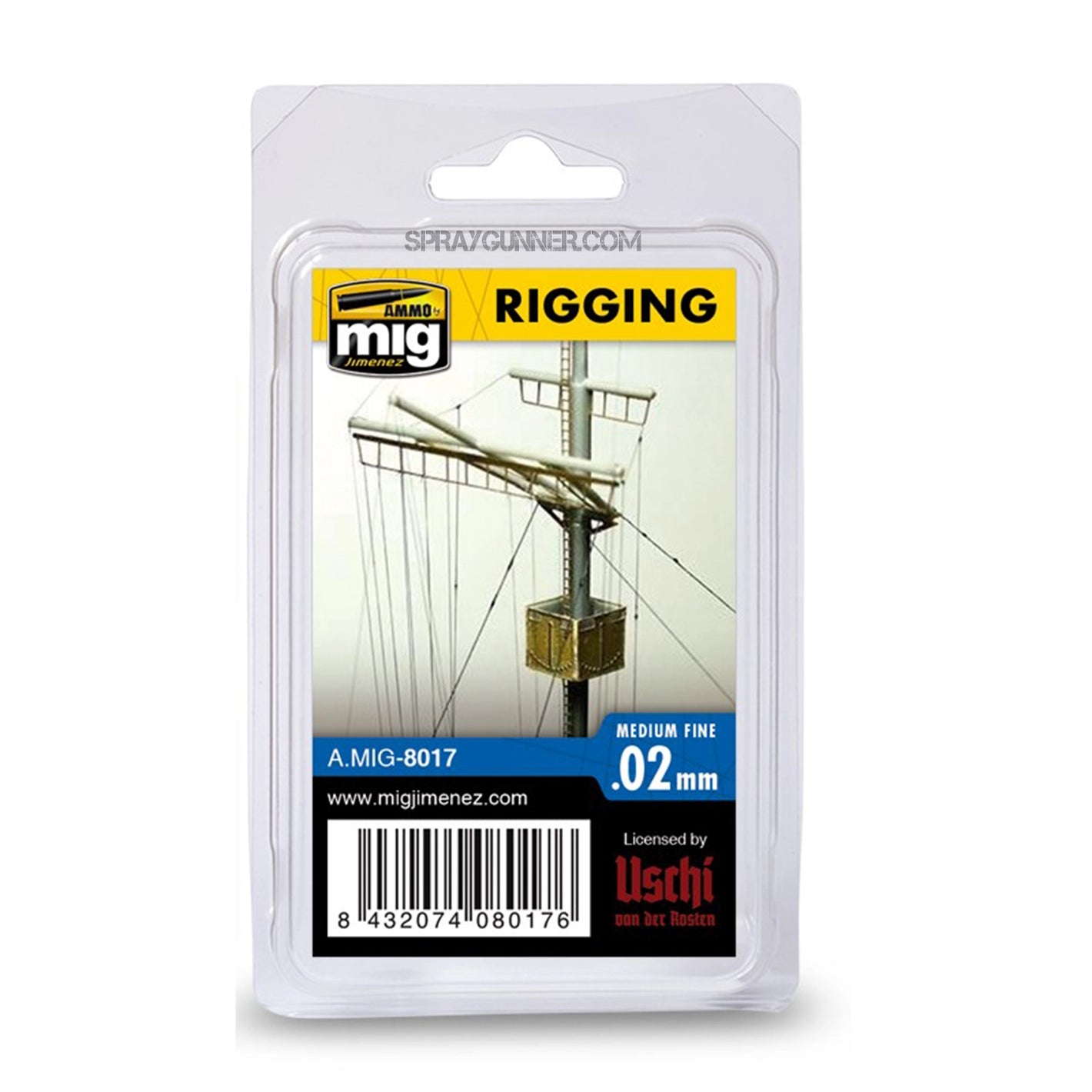 AMMO von MIG Accessories Rigging – Mittelfein 0,02 mm