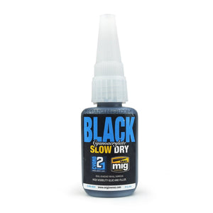 AMMO by MIG Glues Black Slow Dry Cyanoacrylate