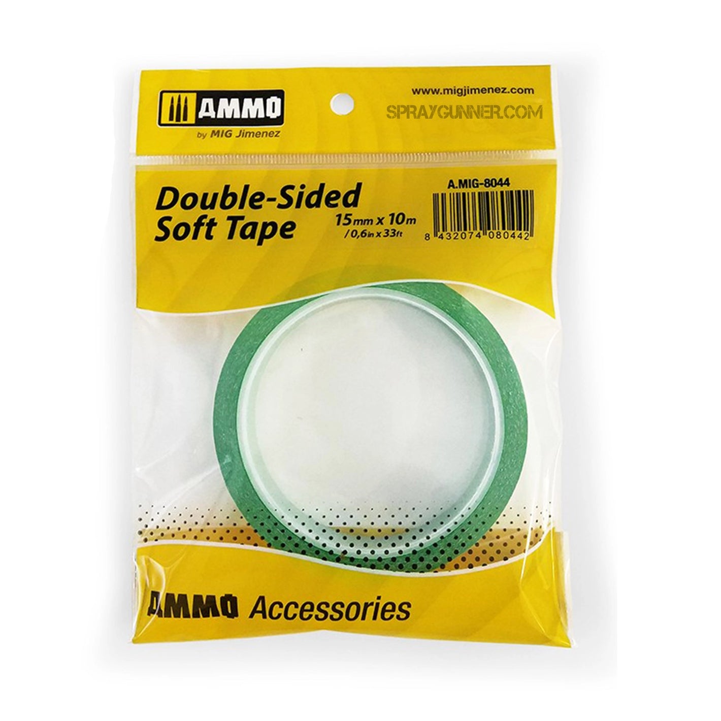 AMMO by MIG Accessories Double-Sided Soft Tape (15mm x 10m)