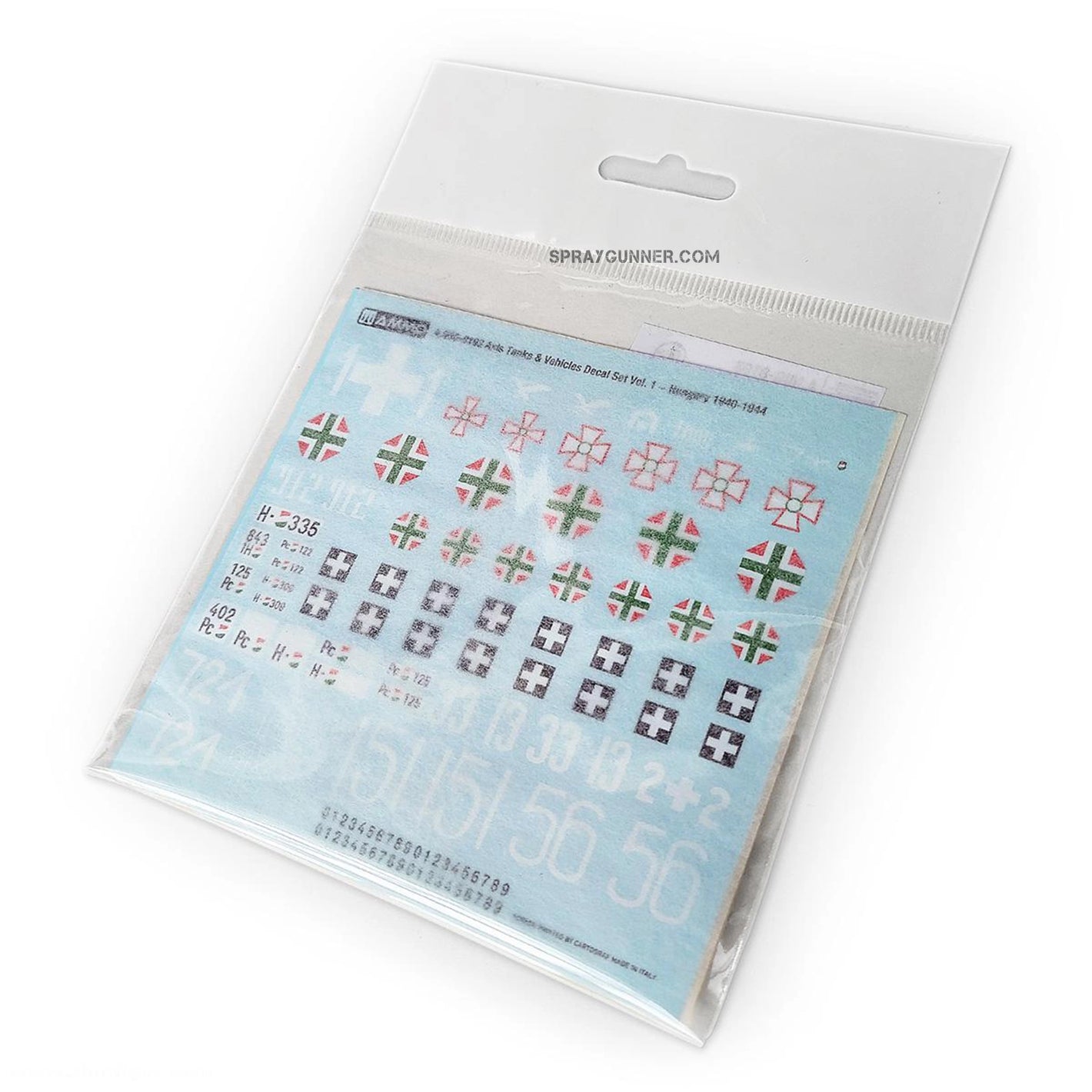 AMMO by MIG Decal Sheets - Axis Tanks & Vehicles Decal Set Vol. 1 - Hungary 1940-1944 (1/35 scale)