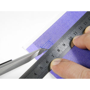 AMMO by MIG Accessories AMMO Velvet Softouch Masking Sheets 1mm Grid (x5 sheets, 290mm x 145mm, adhesive)