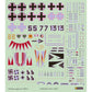 Decal sheet for AMMO by MIG 1/48 Focke Wulf 190 A-5 model kit featuring markings for 6 aces and detailed insignia options.