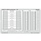 Photo-etched landing flaps by Eduard for 1/48 Focke Wulf 190 A-5 model kit, enhancing realism and accuracy.