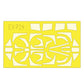 Pre-cut masking sheet for canopy and wheels of Focke Wulf 190 A-5 model kit, ensuring precise paint application.
