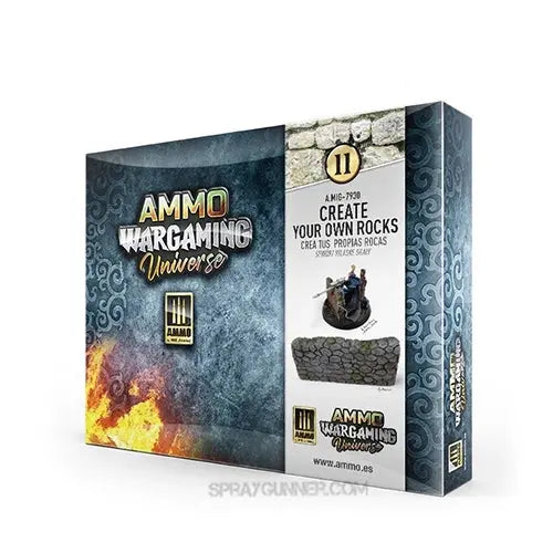 AMMO WARGAMING UNIVERSE 11 Box Set – Create your own Rocks AMMO by Mig Jimenez