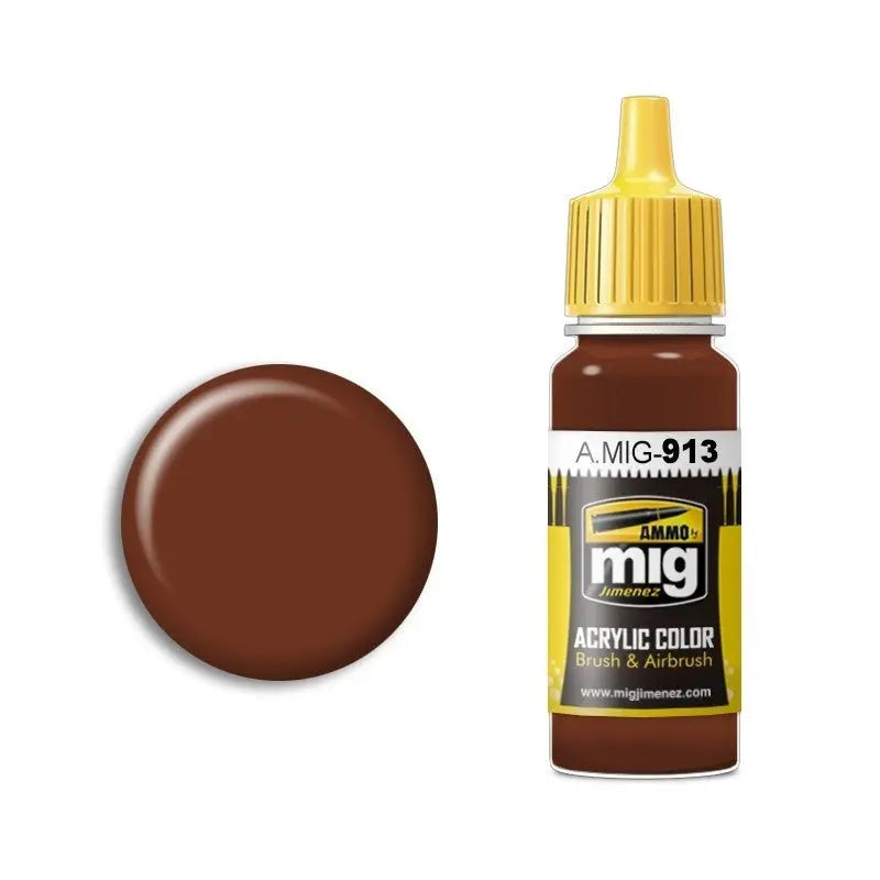 AMMO by MIG Acrylic - RED BROWN BASE