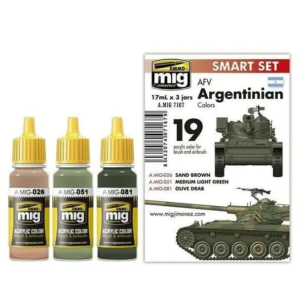 AMMO by MIG Acrylic Sets - AFV ARGENTINIAN COLORS