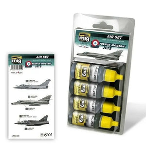 AMMO by MIG Acrylic Sets - FRENCH MODERN JETS - SprayGunner