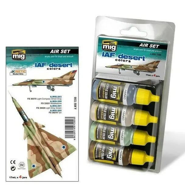 AMMO by MIG Acrylic Sets - IAF DESERT COLORS - SprayGunner