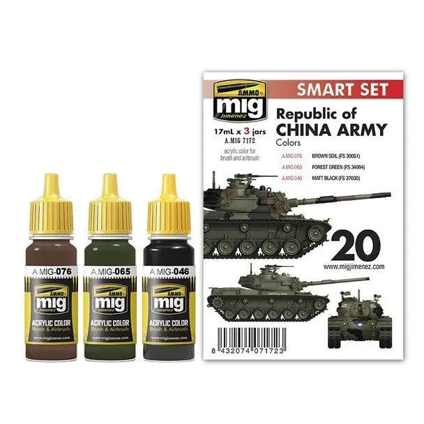 AMMO by MIG Acrylic Sets - M48H RoCA (REPUBLIC OF CHINA ARMY)