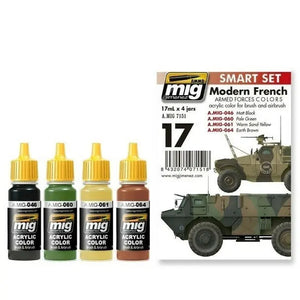 AMMO by MIG Acrylic Sets - MODERN FRENCH ARMED FORCES COLORS