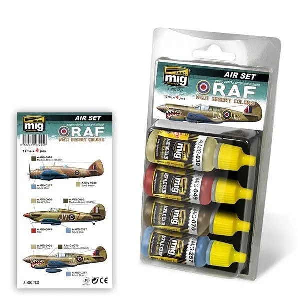 AMMO by MIG Acrylic Sets - RAF WWII DESERT COLORS