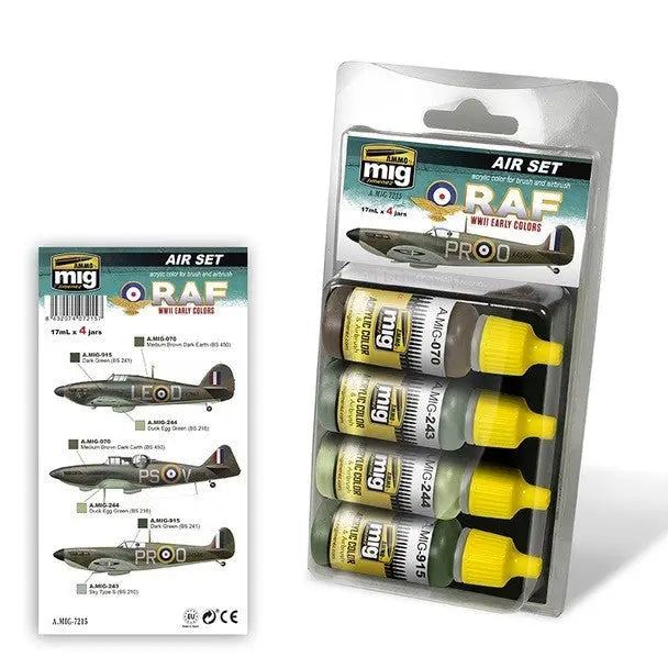 AMMO by MIG Acrylic Sets - RAF WWII EARLY COLORS