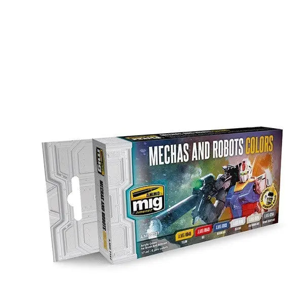 AMMO by MIG Acrylic Sets - ROBOTS & MECHAS COLORS