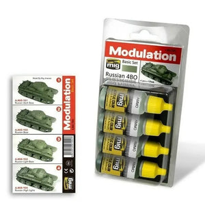 AMMO by MIG Acrylic Sets - Russisches 4BO Modulationsset