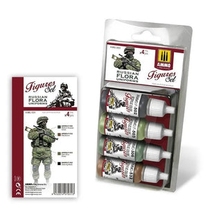 AMMO by MIG Acrylic Sets - RUSSIAN FLORA UNIFORMS. FIGURES SET - SprayGunner