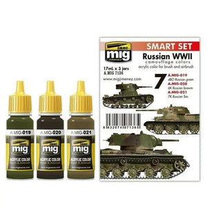 AMMO by MIG Acrylic Sets - RUSSIAN WWII COLORS SET