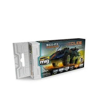 AMMO by MIG Acrylic Sets - SCI-FI GROUND VEHICLES COLOR SET - SprayGunner