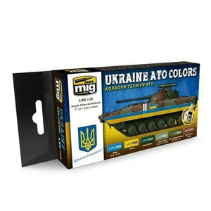 AMMO by MIG Acrylic Sets - UKRAINE ATO COLORS - SprayGunner