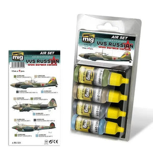 AMMO by MIG Acrylic Sets - VVS RUSSIAN WWII BOMBER COLORS - SprayGunner
