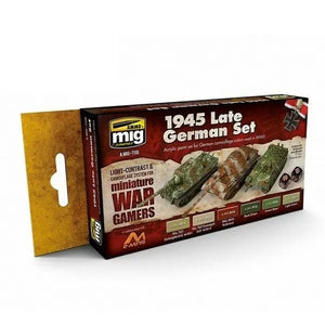 AMMO by MIG Acrylic Sets - WARGAME 1945 LATE GERMAN SET - SprayGunner