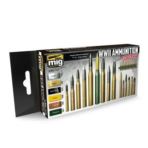 AMMO by MIG Acrylic Sets - WWII AMMUNITION COLORS
