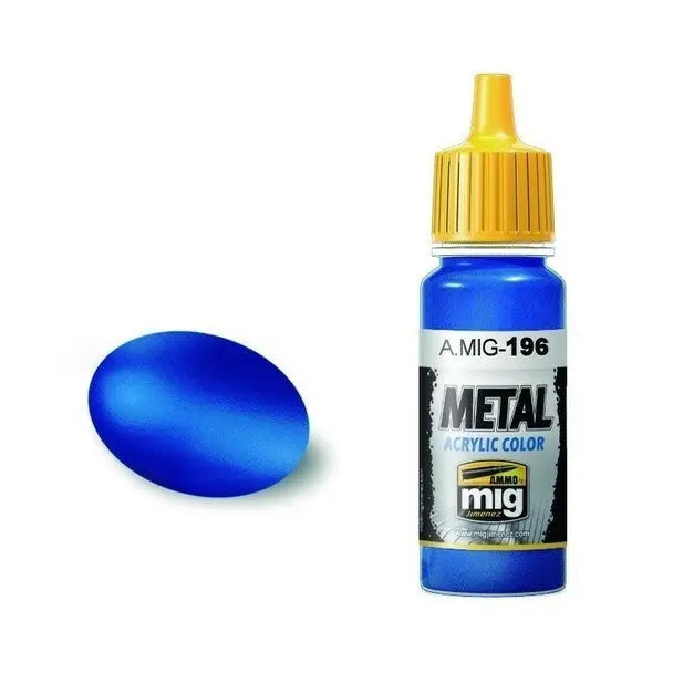 AMMO von MIG Acrylic - Sprengkopf Metallic Blau
