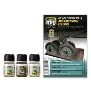 AMMO by MIG Aircraft Panel Line Wash Sets Airplane Dust Effects AMMO by Mig Jimenez