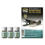 AMMO by MIG Aircraft Panel Line Wash Sets WWII Soviet Airplanes (Green & Black Camouflages) AMMO by Mig Jimenez