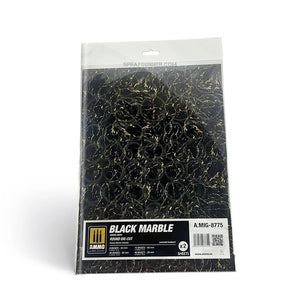 AMMO by MIG Black Marble. Round Die-cut for Bases for Wargames - 2 pcs AMMO by Mig Jimenez at SprayGunner