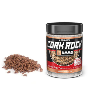AMMO by MIG CREATE CORK Crushed Brick Thick (Jar 100mL) AMMO by Mig Jimenez at SprayGunner