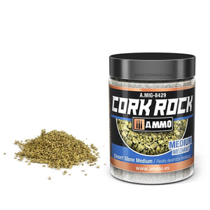 AMMO by MIG CREATE CORK Desert Stone Medium (Jar 100mL) AMMO by Mig Jimenez at SprayGunner
