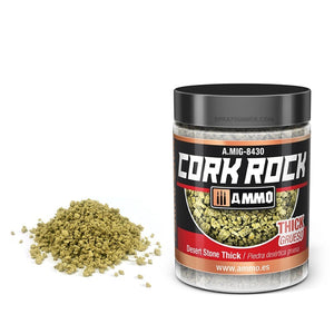 AMMO by MIG CREATE CORK Desert Stone Thick (Jar 100mL) AMMO by Mig Jimenez at SprayGunner
