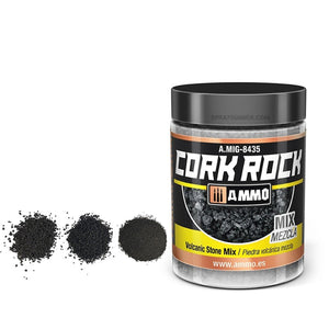 AMMO by MIG CREATE CORK Volcanic Rock Mix (Jar 100mL) AMMO by Mig Jimenez at SprayGunner