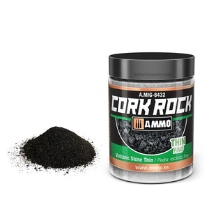 AMMO by MIG CREATE CORK Volcanic Rock Thin (Jar 100mL) AMMO by Mig Jimenez at SprayGunner