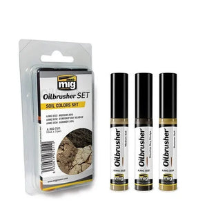 AMMO by MIG Oilbrusher SOIL COLORS SET