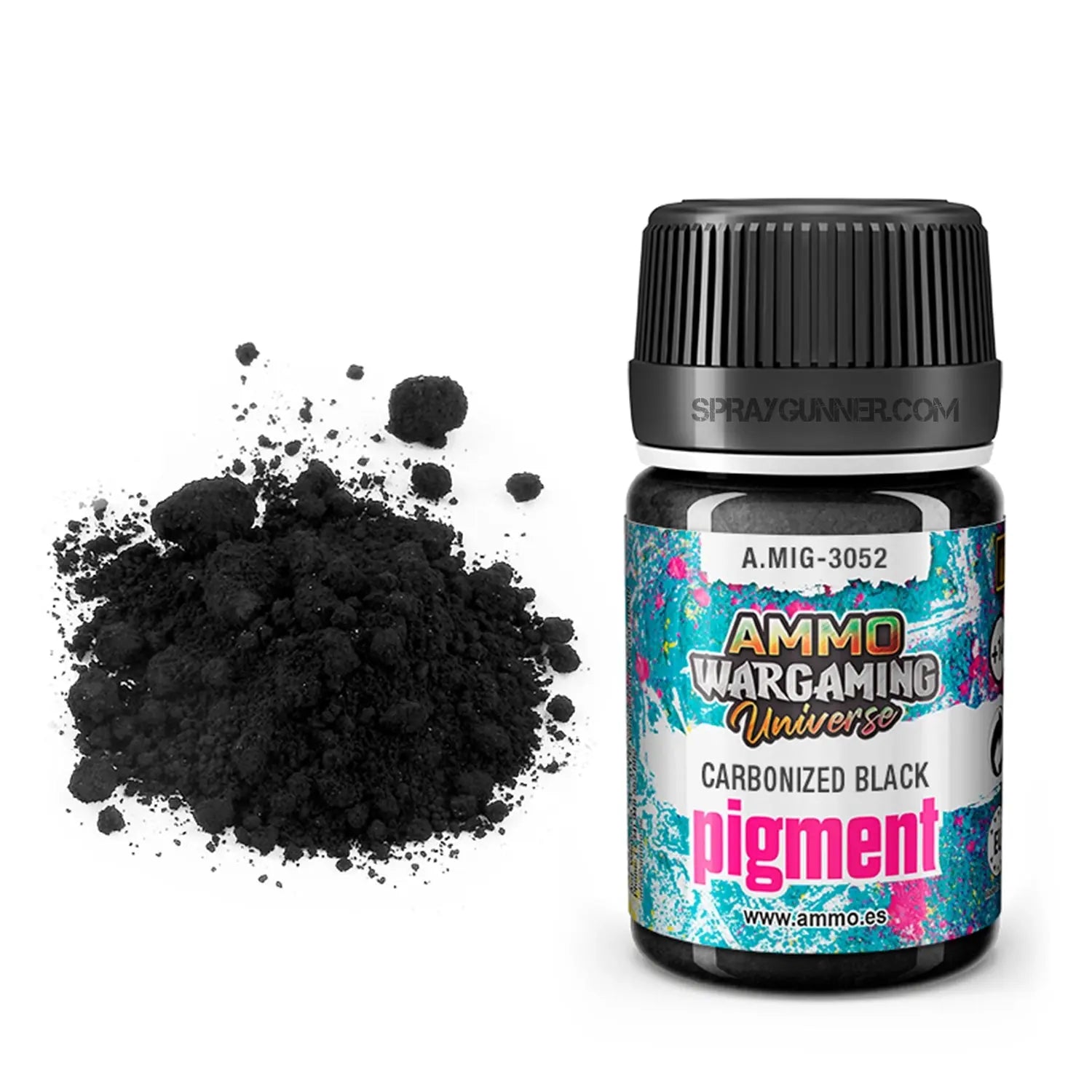 AMMO by MIG Pigments Carbonized Black AMMO by Mig Jimenez