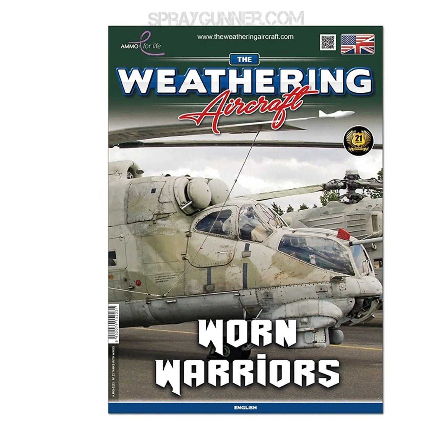 AMMO by MIG Publications THE WEATHERING AIRCRAFT 23 - Worn Warriors (English) AMMO by Mig Jimenez