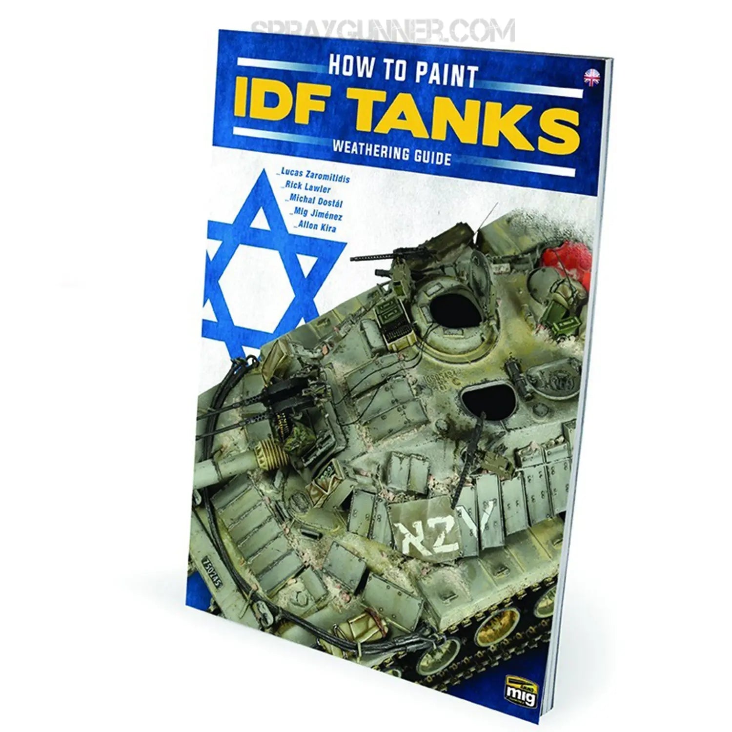 AMMO by MIG Publications THE WEATHERING SPECIAL - How to Paint IDF Tanks. Weathering Guide (English) AMMO by Mig Jimenez