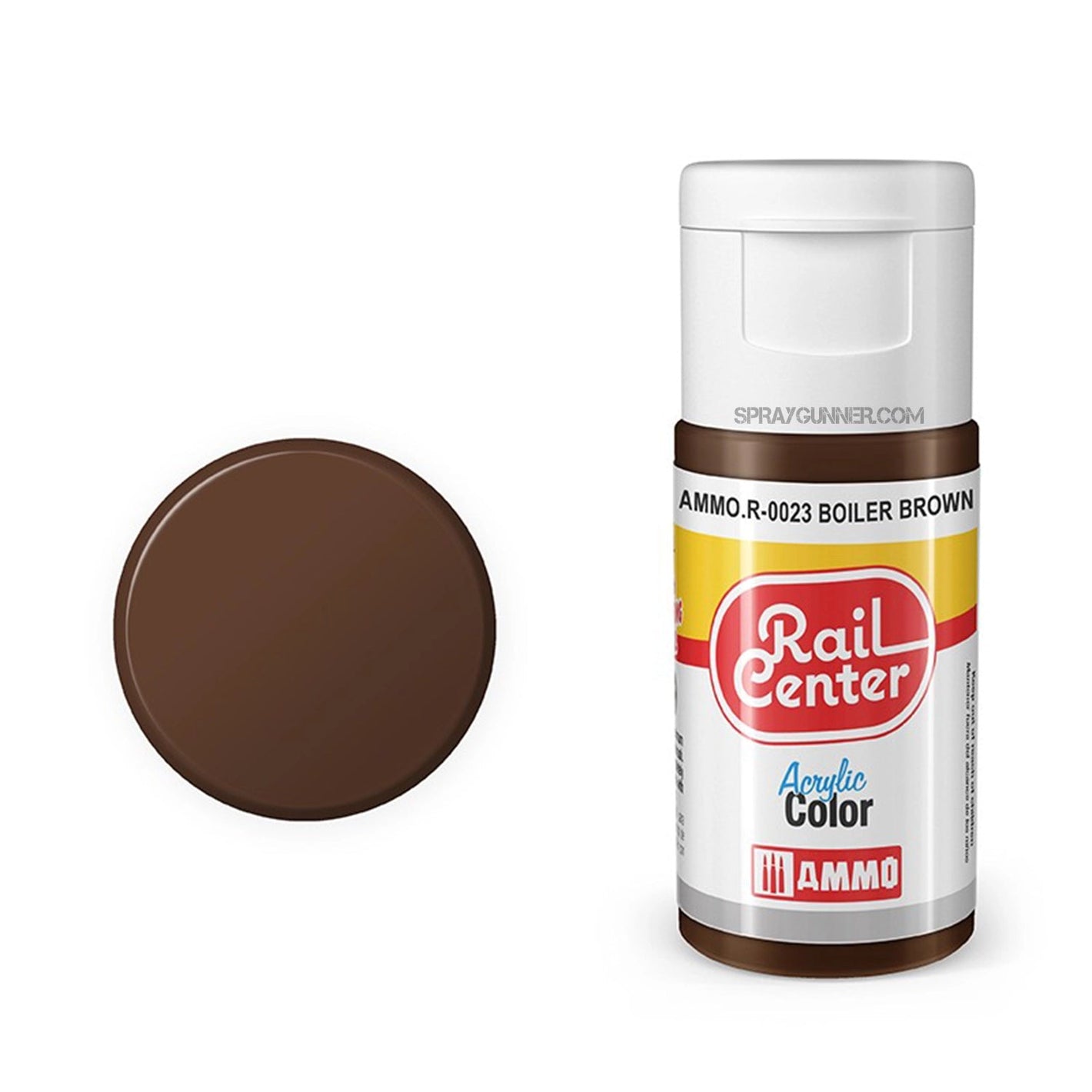 AMMO by MIG Rail Center Acrylic Color - Boiler Brown (15ml) AMMO by Mig Jimenez